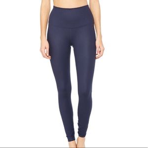 Alo Navy Blue Airbrush Leggings